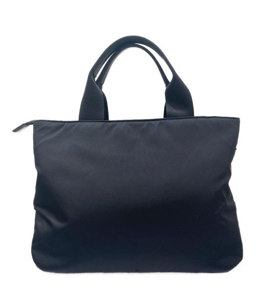 PRADA（プラダ）PRADA (プラダ) ナイロン2WAYトートバッグ ブラックの古着・服飾アイテム