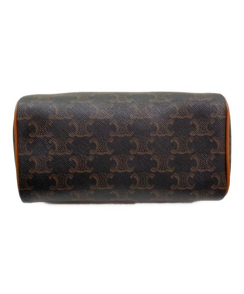 CELINE（セリーヌ）CELINE (セリーヌ) スモールボストンキュイルトリオンフ ブラウンの古着・服飾アイテム