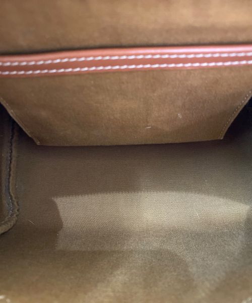 CELINE（セリーヌ）CELINE (セリーヌ) スモールボストンキュイルトリオンフ ブラウンの古着・服飾アイテム