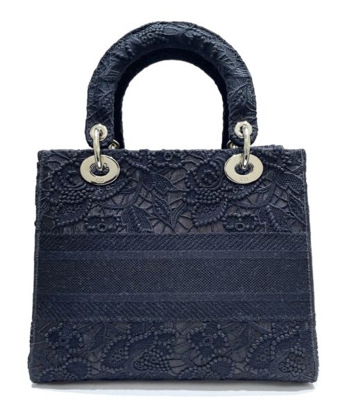 Christian Dior（クリスチャン ディオール）Christian Dior (クリスチャン ディオール) Lady D-Lite バッグ ミディアム ブラック サイズ:ミディアムの古着・服飾アイテム