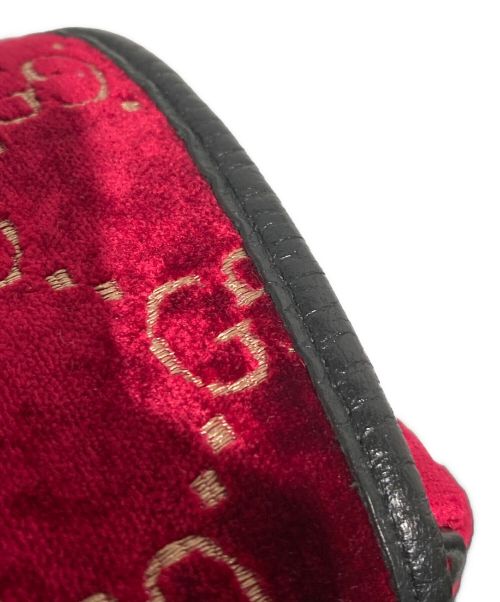 GUCCI（グッチ）GUCCI (グッチ) GG Velvet Bag Pack（GGベルベットバックパック） レッド サイズ:-の古着・服飾アイテム