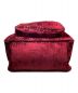 中古・古着 GUCCI (グッチ) GG Velvet Bag Pack（GGベルベットバックパック） レッド サイズ:-：180000円