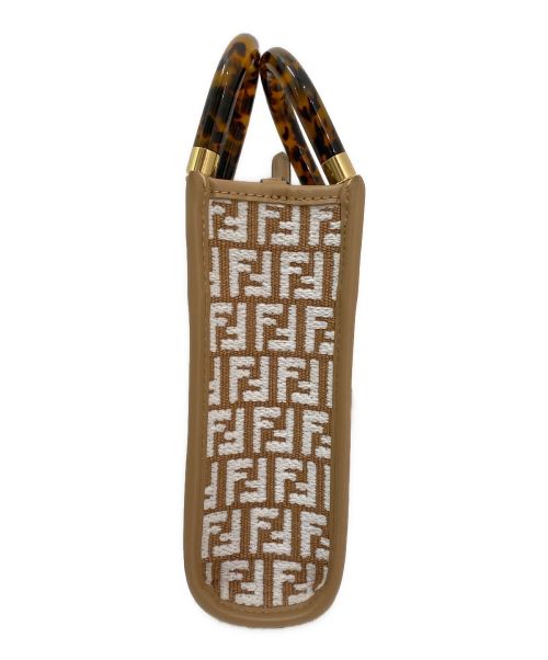 FENDI（フェンディ）FENDI (フェンディ) サンシャインショッパーミニ ブラウンの古着・服飾アイテム