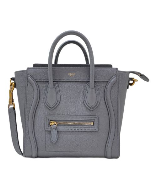 CELINE（セリーヌ）CELINE (セリーヌ) ナノ ラゲージバッグ グレー サイズ:ナノの古着・服飾アイテム
