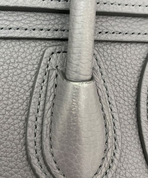 CELINE（セリーヌ）CELINE (セリーヌ) ナノ ラゲージバッグ グレー サイズ:ナノの古着・服飾アイテム