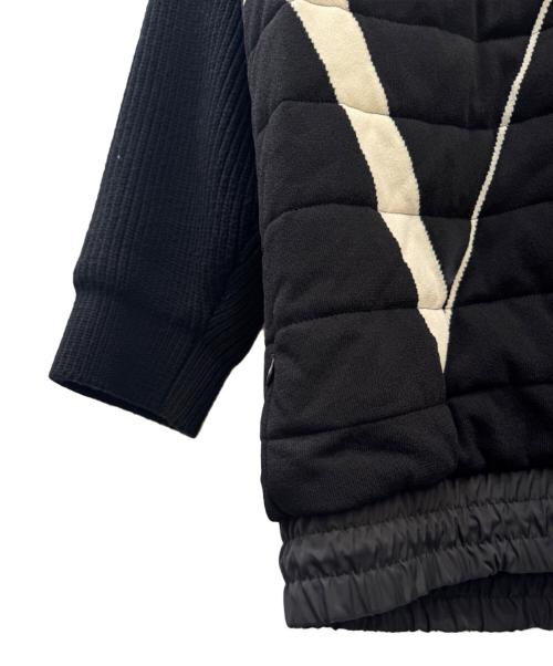 VALENTINO（ヴァレンティノ）VALENTINO (ヴァレンティノ) ニットダウンジャケット ブラック サイズ:Mの古着・服飾アイテム