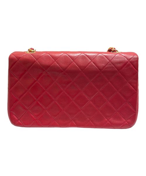 CHANEL（シャネル）CHANEL (シャネル) チェーンショルダーバッグ レッド×ゴールド サイズ:23の古着・服飾アイテム