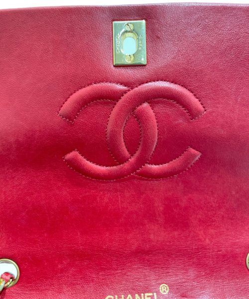 CHANEL（シャネル）CHANEL (シャネル) チェーンショルダーバッグ レッド×ゴールド サイズ:23の古着・服飾アイテム