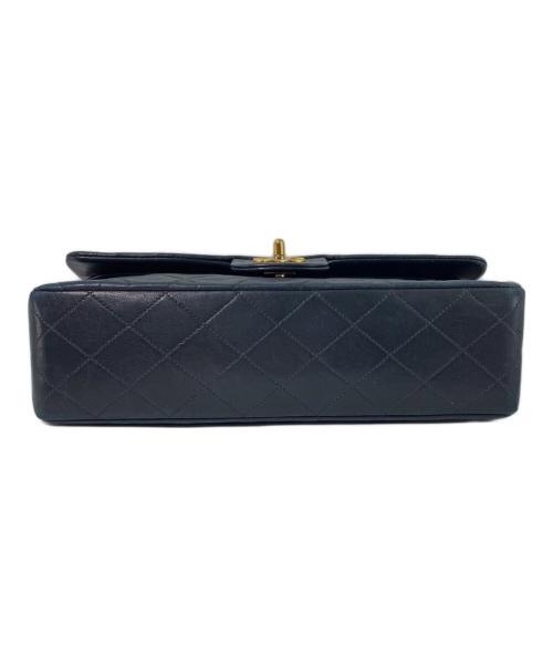 CHANEL（シャネル）CHANEL (シャネル) マトラッセ25/Wフラップチェーンショルダーバッグ ブラック サイズ:25の古着・服飾アイテム