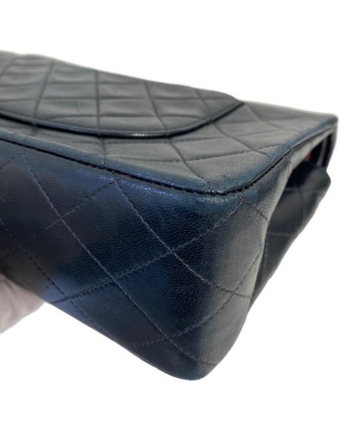 CHANEL（シャネル）CHANEL (シャネル) マトラッセ25/Wフラップチェーンショルダーバッグ ブラック サイズ:25の古着・服飾アイテム