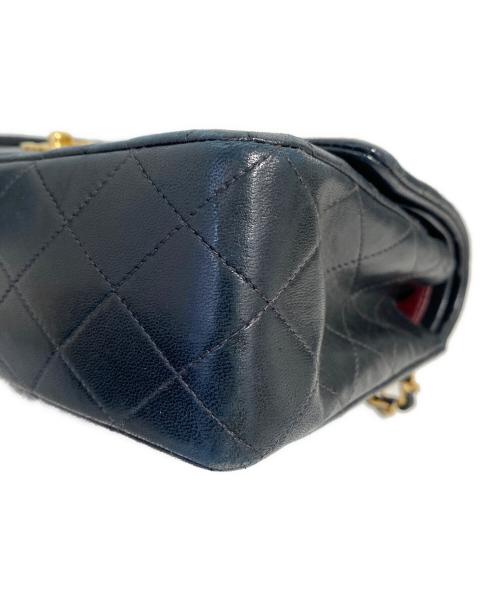 CHANEL（シャネル）CHANEL (シャネル) マトラッセ25/Wフラップチェーンショルダーバッグ ブラック サイズ:25の古着・服飾アイテム