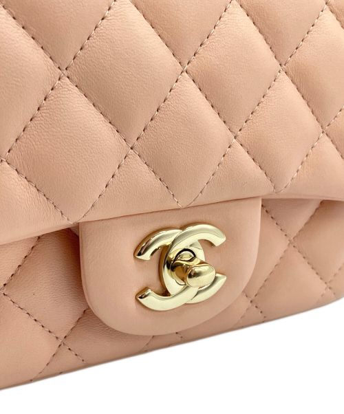 CHANEL（シャネル）CHANEL (シャネル) ミニマトラッセ チェーンショルダーバッグ ライトピンク サイズ:16の古着・服飾アイテム