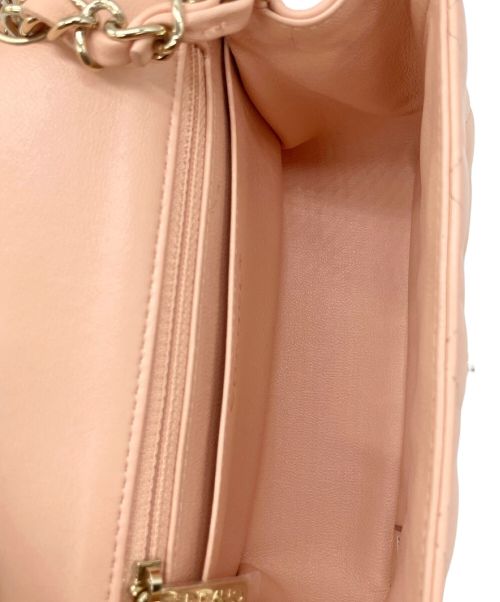 CHANEL（シャネル）CHANEL (シャネル) ミニマトラッセ チェーンショルダーバッグ ライトピンク サイズ:16の古着・服飾アイテム