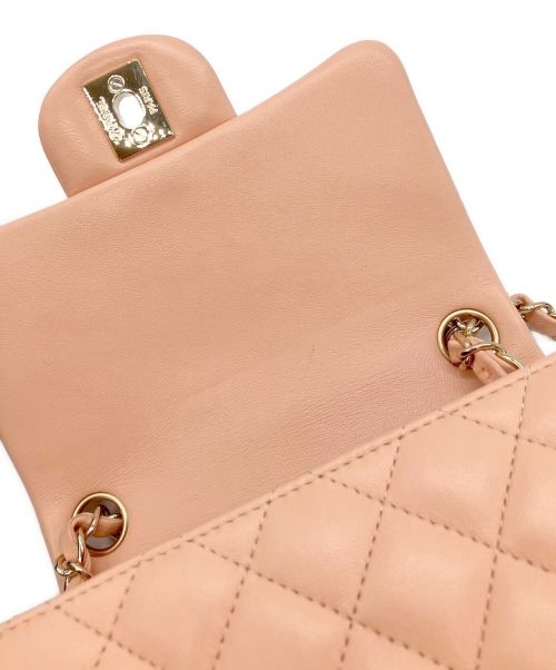 CHANEL（シャネル）CHANEL (シャネル) ミニマトラッセ チェーンショルダーバッグ ライトピンク サイズ:16の古着・服飾アイテム