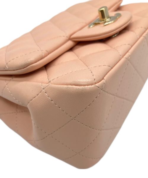 CHANEL（シャネル）CHANEL (シャネル) ミニマトラッセ チェーンショルダーバッグ ライトピンク サイズ:16の古着・服飾アイテム