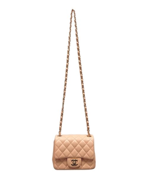 CHANEL（シャネル）CHANEL (シャネル) ミニマトラッセ チェーンショルダーバッグ ライトピンク サイズ:16の古着・服飾アイテム