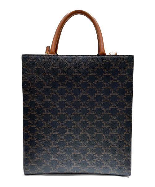 CELINE（セリーヌ）CELINE (セリーヌ) スモールバーティカルカバ トートバッグ サイズ:スモールの古着・服飾アイテム