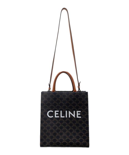 CELINE（セリーヌ）CELINE (セリーヌ) スモールバーティカルカバ トートバッグ サイズ:スモールの古着・服飾アイテム