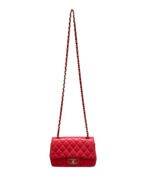 CHANEL（シャネル）CHANEL (シャネル) ミニマトラッセ20 /チェーンショルダーバッグ レッド×ゴールド金具 サイズ:20の古着・服飾アイテム