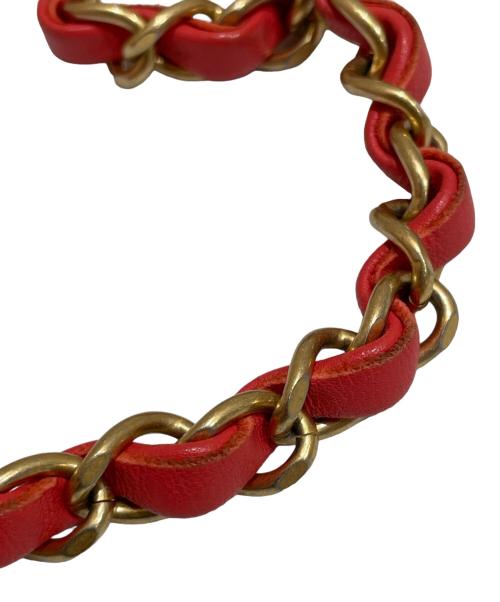 CHANEL（シャネル）CHANEL (シャネル) ミニマトラッセ20 /チェーンショルダーバッグ レッド×ゴールド金具 サイズ:20の古着・服飾アイテム