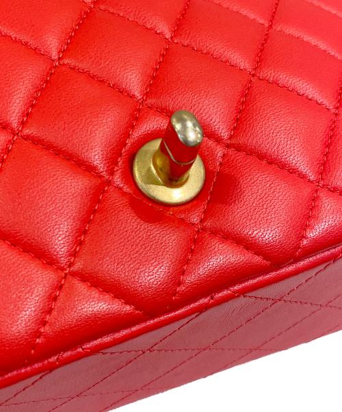 CHANEL（シャネル）CHANEL (シャネル) ミニマトラッセ20 /チェーンショルダーバッグ レッド×ゴールド金具 サイズ:20の古着・服飾アイテム
