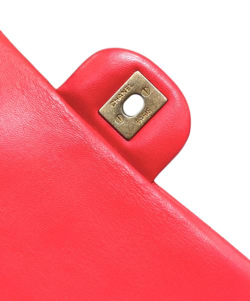 CHANEL（シャネル）CHANEL (シャネル) ミニマトラッセ20 /チェーンショルダーバッグ レッド×ゴールド金具 サイズ:20の古着・服飾アイテム