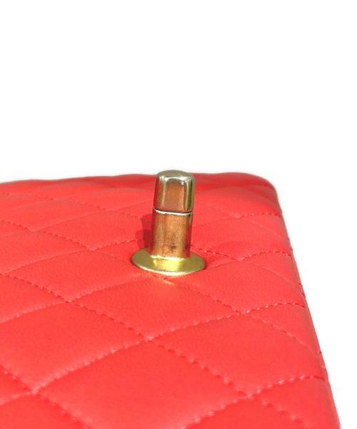 CHANEL（シャネル）CHANEL (シャネル) ミニマトラッセ20 /チェーンショルダーバッグ レッド×ゴールド金具 サイズ:20の古着・服飾アイテム