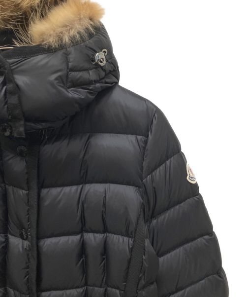 MONCLER（モンクレール）MONCLER (モンクレール) HERMIFUR/ダウンコート ブラック サイズ:１の古着・服飾アイテム