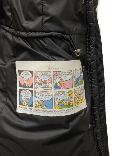 MONCLER（モンクレール）MONCLER (モンクレール) HERMIFUR/ダウンコート ブラック サイズ:１の古着・服飾アイテム