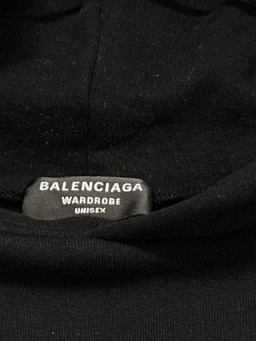 BALENCIAGA（バレンシアガ）BALENCIAGA (バレンシアガ) ロゴパーカー ブラック サイズ:XXSの古着・服飾アイテム