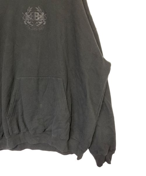 BALENCIAGA（バレンシアガ）BALENCIAGA (バレンシアガ) ロゴパーカー ブラック サイズ:XXSの古着・服飾アイテム