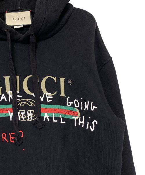 GUCCI（グッチ）GUCCI (グッチ) ココキャピタンパーカ ブラック サイズ:XSの古着・服飾アイテム