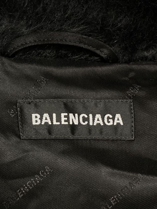 BALENCIAGA（バレンシアガ）BALENCIAGA (バレンシアガ) Full Zip Fur Jacket ブラック サイズ:44の古着・服飾アイテム