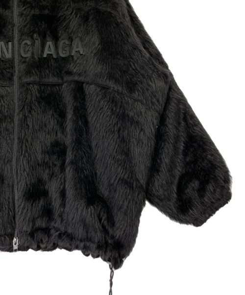 BALENCIAGA（バレンシアガ）BALENCIAGA (バレンシアガ) Full Zip Fur Jacket ブラック サイズ:44の古着・服飾アイテム