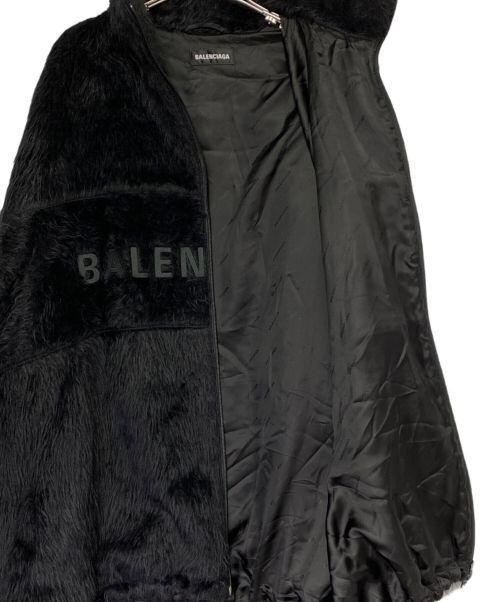 BALENCIAGA（バレンシアガ）BALENCIAGA (バレンシアガ) Full Zip Fur Jacket ブラック サイズ:44の古着・服飾アイテム