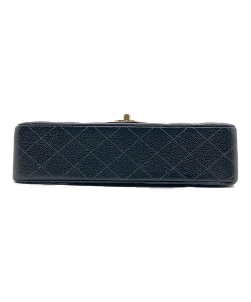 CHANEL（シャネル）CHANEL (シャネル) Wフラップチェーンショルダーバッグ ブラック サイズ:25の古着・服飾アイテム