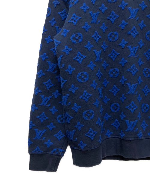 LOUIS VUITTON（ルイ ヴィトン）LOUIS VUITTON (ルイ ヴィトン) モノグラム ジャガードスウェット ネイビー サイズ:Lの古着・服飾アイテム