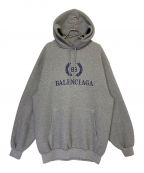 BALENCIAGAバレンシアガ）の古着「ロゴプリントパーカー」｜グレー