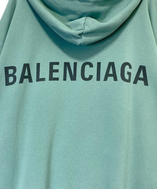 BALENCIAGA（バレンシアガ）BALENCIAGA (バレンシアガ) パーカー グリーン サイズ:XXLの古着・服飾アイテム