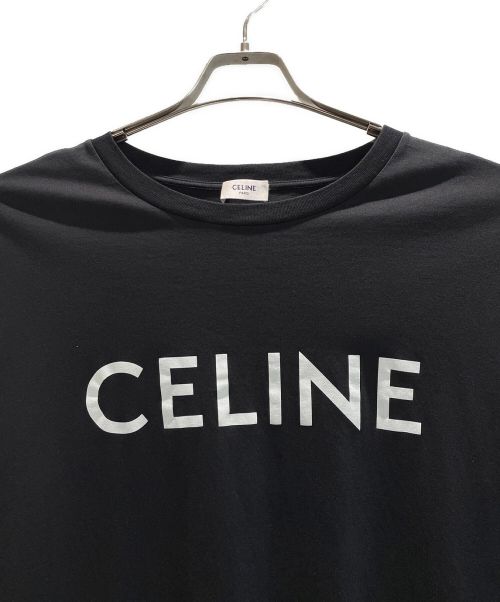CELINE（セリーヌ）CELINE (セリーヌ) CELINE ルーズ Tシャツ ブラック サイズ:Ｌの古着・服飾アイテム