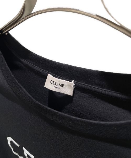 CELINE（セリーヌ）CELINE (セリーヌ) CELINE ルーズ Tシャツ ブラック サイズ:Ｌの古着・服飾アイテム