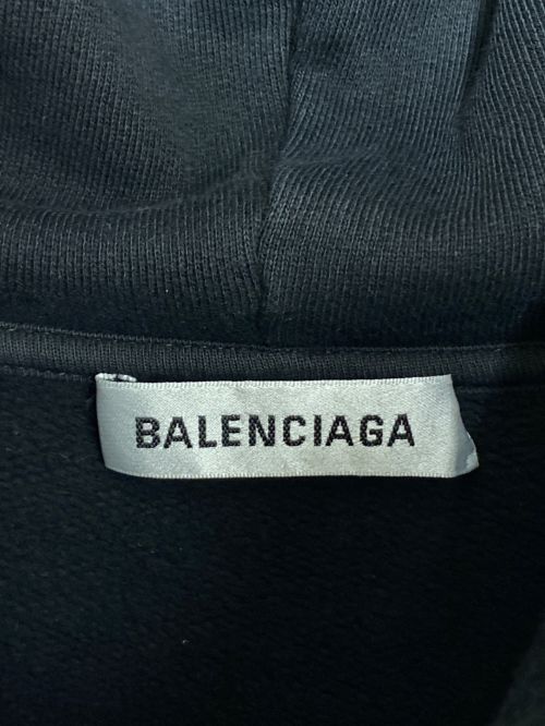 BALENCIAGA（バレンシアガ）BALENCIAGA (バレンシアガ) BBロゴパーカー グレー サイズ:Mの古着・服飾アイテム