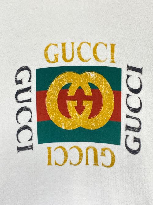 GUCCI（グッチ）GUCCI (グッチ) インターロッキングGパーカー ホワイト サイズ:Sの古着・服飾アイテム