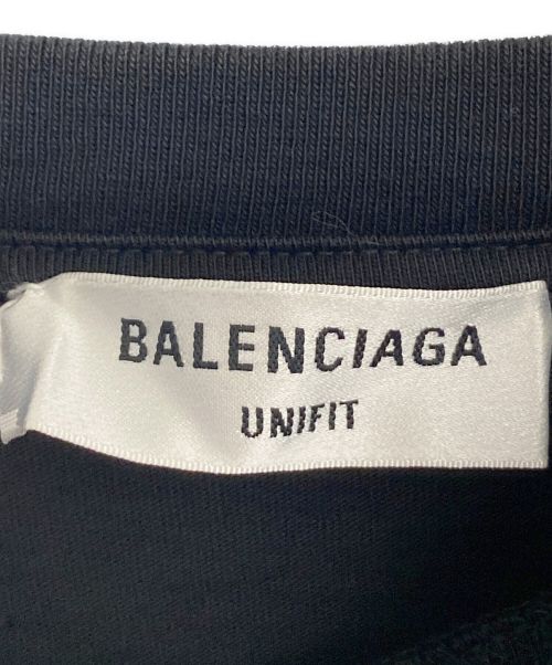 BALENCIAGA（バレンシアガ）BALENCIAGA (バレンシアガ) デストロイ加工Tシャツ ブラック サイズ:XXSの古着・服飾アイテム
