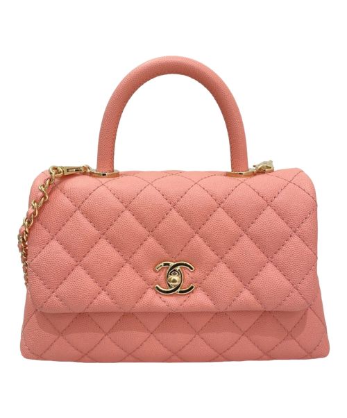 CHANEL（シャネル）CHANEL (シャネル) ココハンドル23 ピンク サイズ:23の古着・服飾アイテム