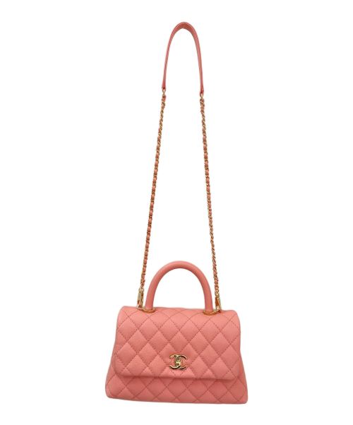 CHANEL（シャネル）CHANEL (シャネル) ココハンドル23 ピンク サイズ:23の古着・服飾アイテム