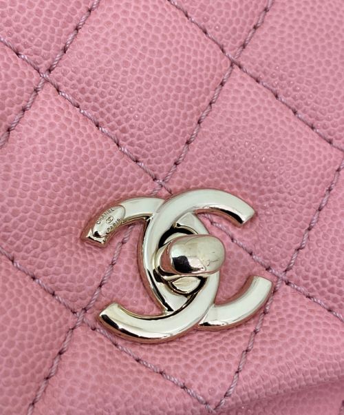 CHANEL（シャネル）CHANEL (シャネル) ココハンドル23 ピンク サイズ:23の古着・服飾アイテム