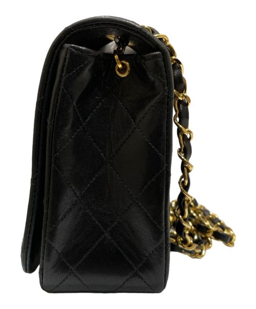 CHANEL（シャネル）CHANEL (シャネル) マトラッセ23/フルフラップチェーンショルダーバッグ ブラック×ゴールド サイズ:23の古着・服飾アイテム