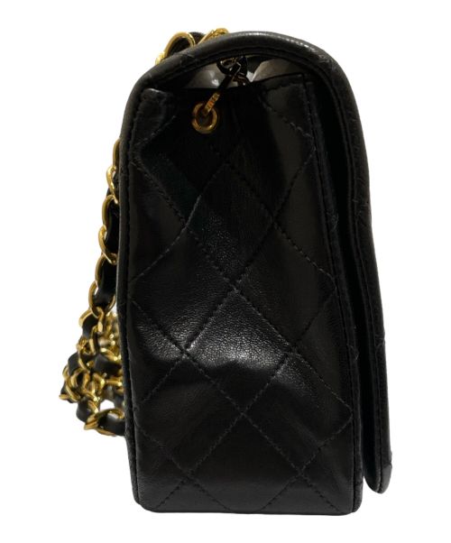 CHANEL（シャネル）CHANEL (シャネル) マトラッセ23/フルフラップチェーンショルダーバッグ ブラック×ゴールド サイズ:23の古着・服飾アイテム