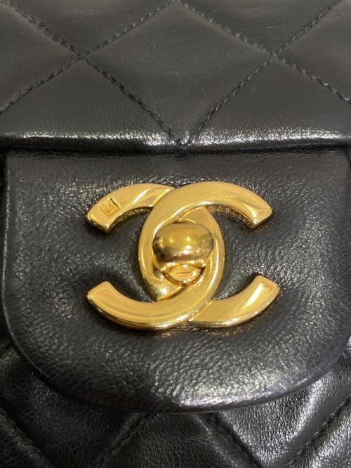 CHANEL（シャネル）CHANEL (シャネル) マトラッセ25 チェーンショルダーバッグ  ブラック×ゴールド金具 サイズ:25の古着・服飾アイテム